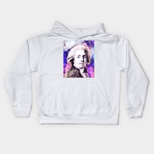 Fausto Elhuyar Pink Portrait | Fausto Elhuyar Artwork 9 Kids Hoodie